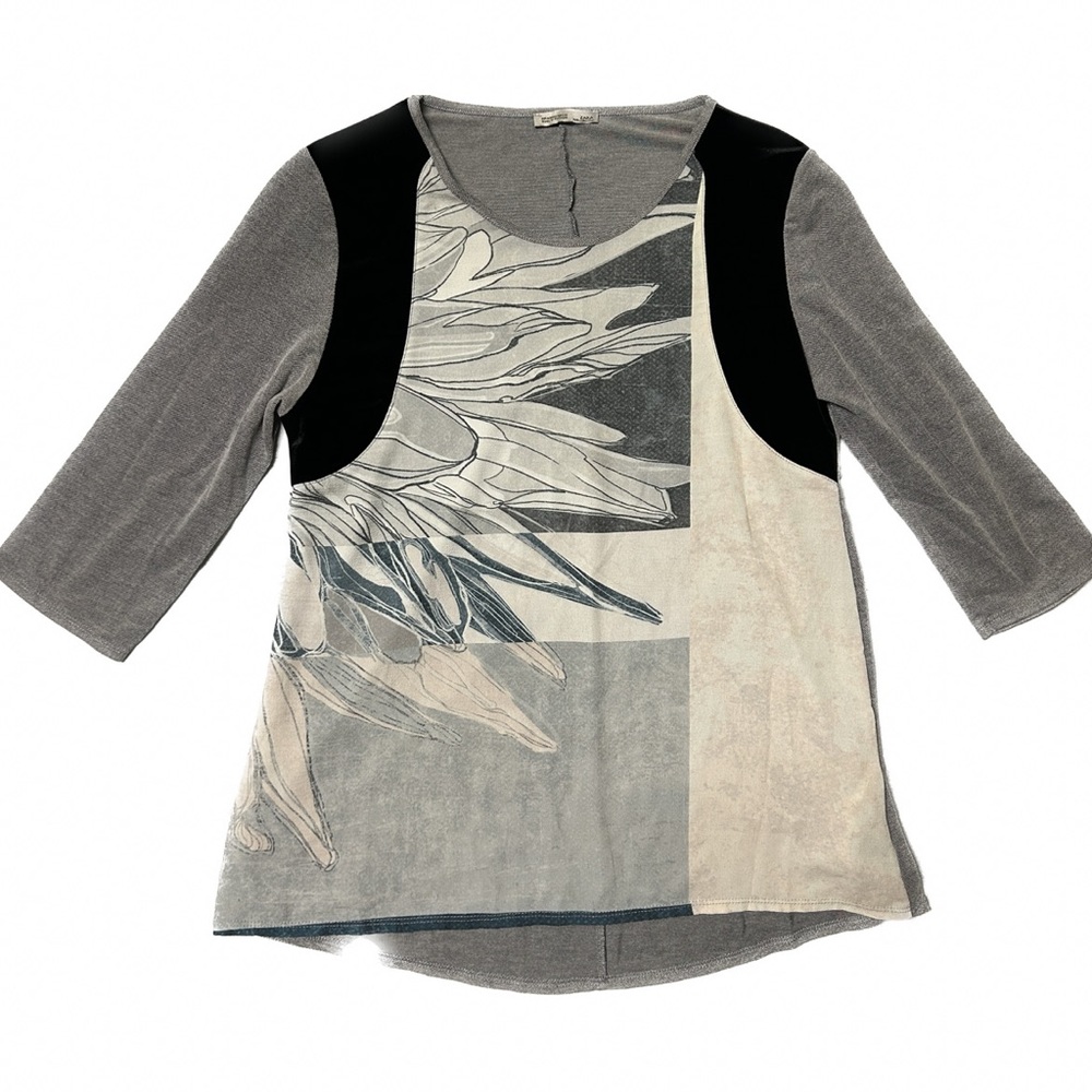 Zara Top 3/4 sleeve gray, beige, white black and blush pink